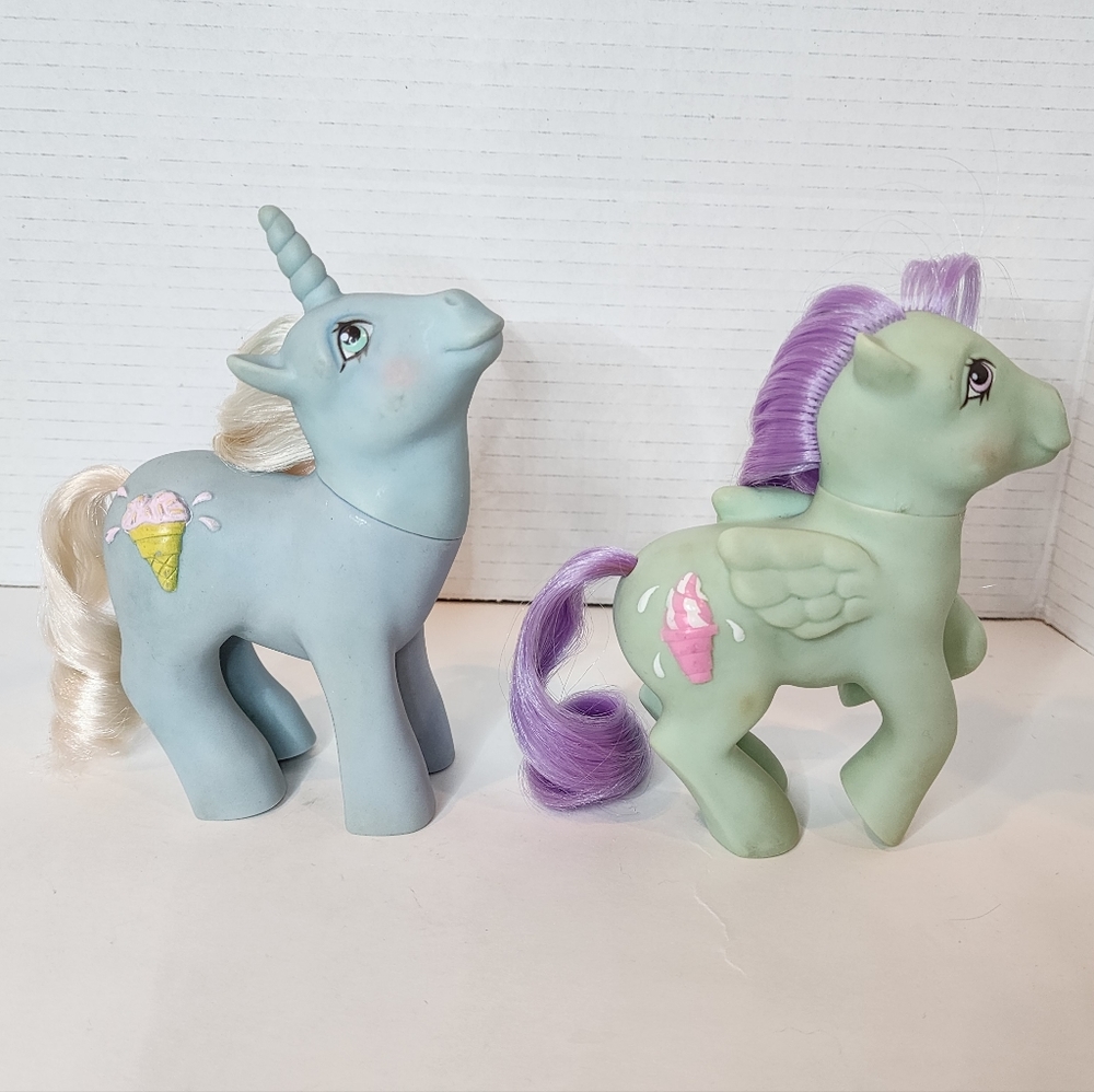 Vintage 1980s G1 My Little Pony Set of Sundae Best Ponies